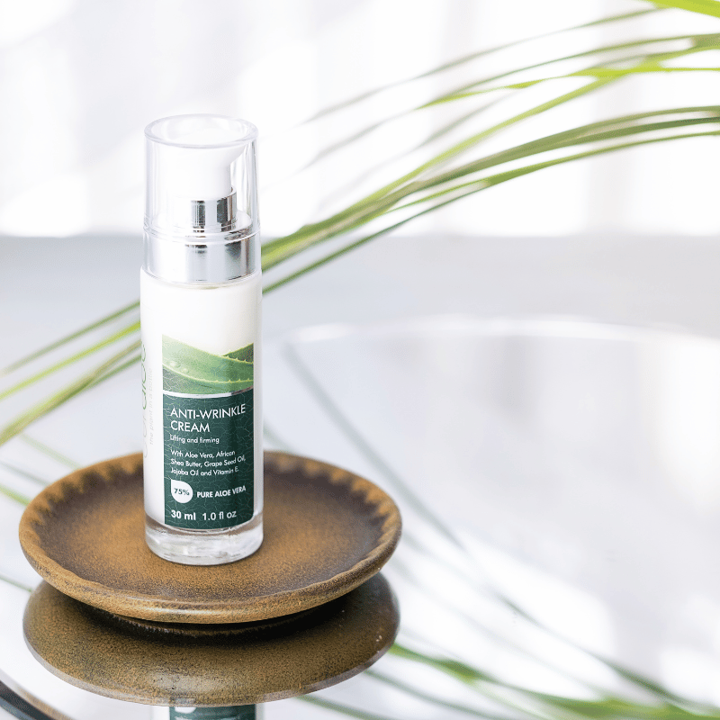 75% Aloe Vera Anti-Wrinkle Cream - Combats Aging and Acne Simultaneously