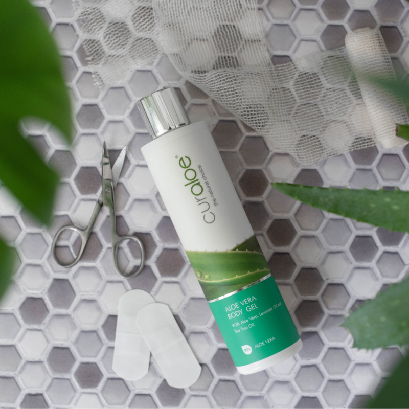 Curaloe Body Gel - 95% Aloe Vera for Soothing Sun-Exposed and Dry Skin