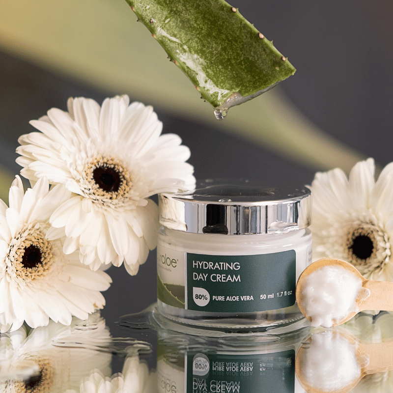 Hydrating Day Cream - 80% Aloe Vera for Deep Skin Hydration