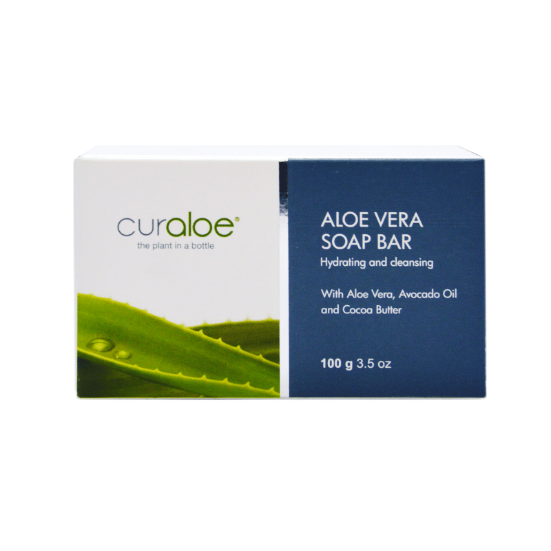 Curaloe Aloe Vera Soap Bar - Natural Cleansing for All Skin Types