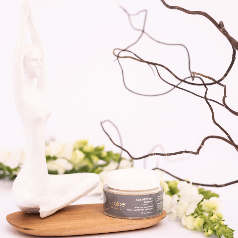 Organic Age Defying Cream - 65% Aloe Vera and Reishi Mushroom