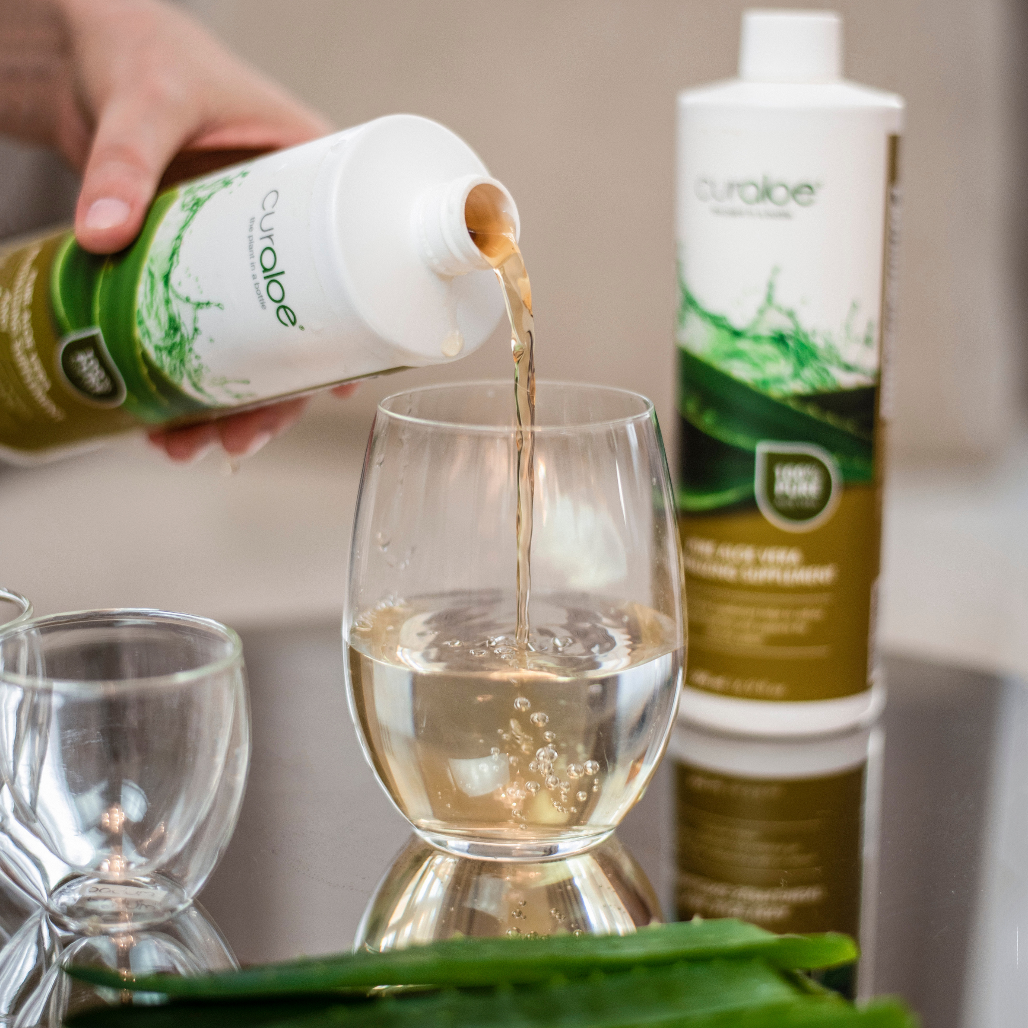 Enhance immunity and digestion with Curaloe Aloe Vera Vitamin Shot