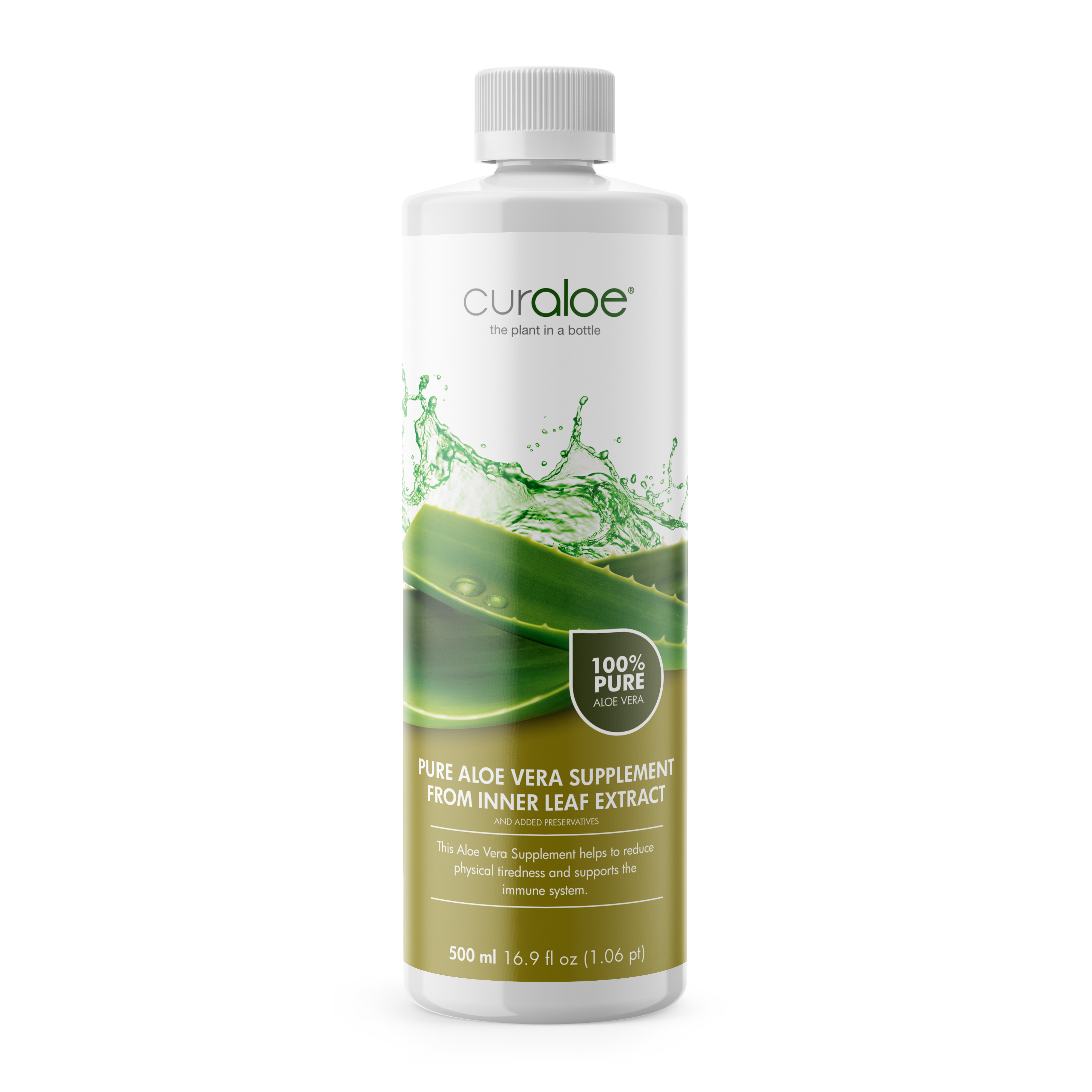 Curaloe Pure Aloe Vera Supplement - 100% Aloe Vera Vitamin Shot