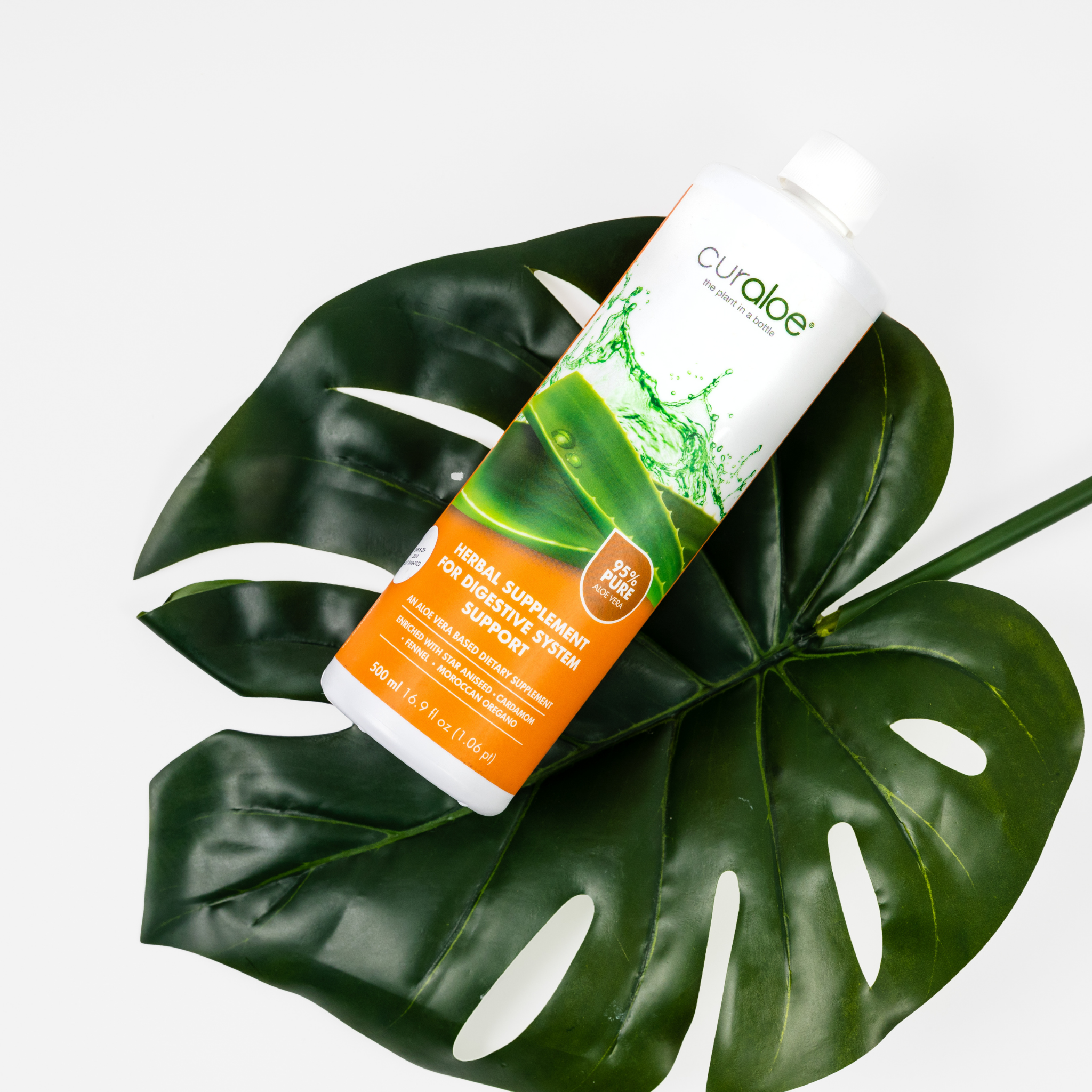 Vorteilspaket für Nahrungsergänzungsmittel zur Verdauungsunterstützung – 95 % Aloe Vera + Kräuter für eine gesunde Verdauung